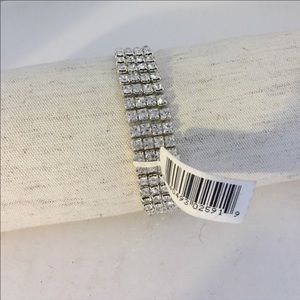 Sparkling Crystal Stretch Bracelet